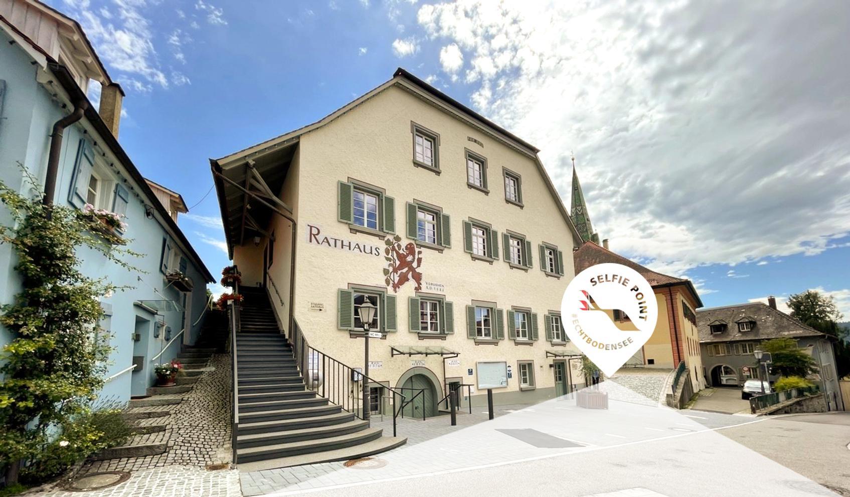 Blick auf das Rathaus Sipplingen