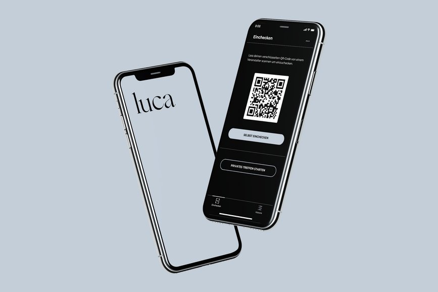 Display mit luca App