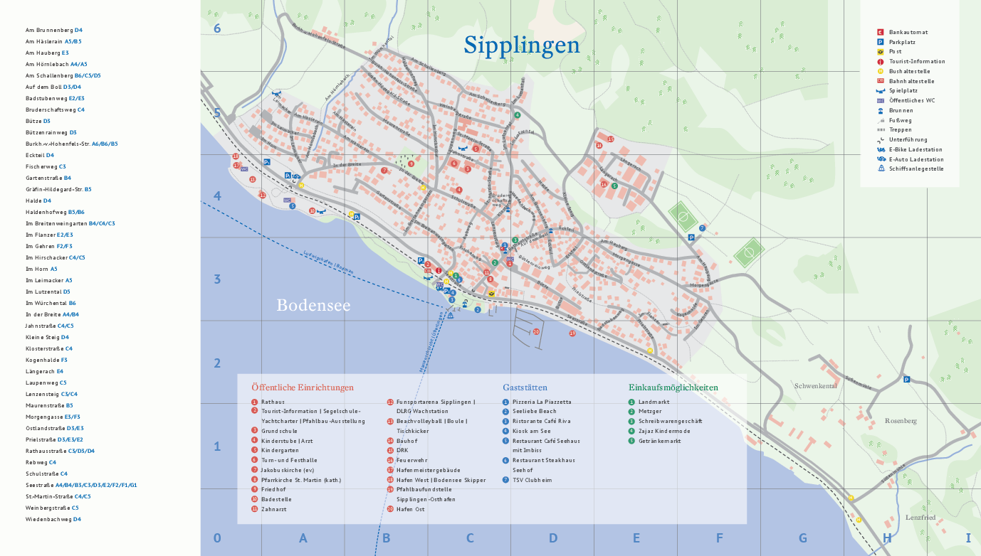 Bild Ortsplan Sipplingen