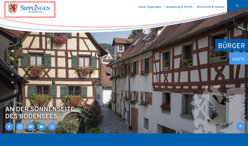Logo auf der Startseite